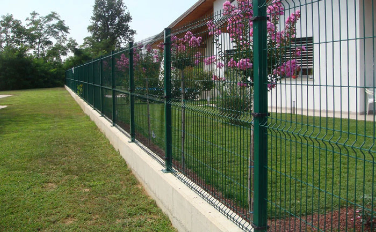 3d panelna ograda na modernoj kuci