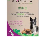 BIOGANCE BIOSPOTIX DOG SPOT-ON L (PREKO 20KG) – PRIRODNA ZAŠTITA OD BUVA I KRPELJA