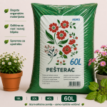 Zemlja za cveće pešterac 60 litara