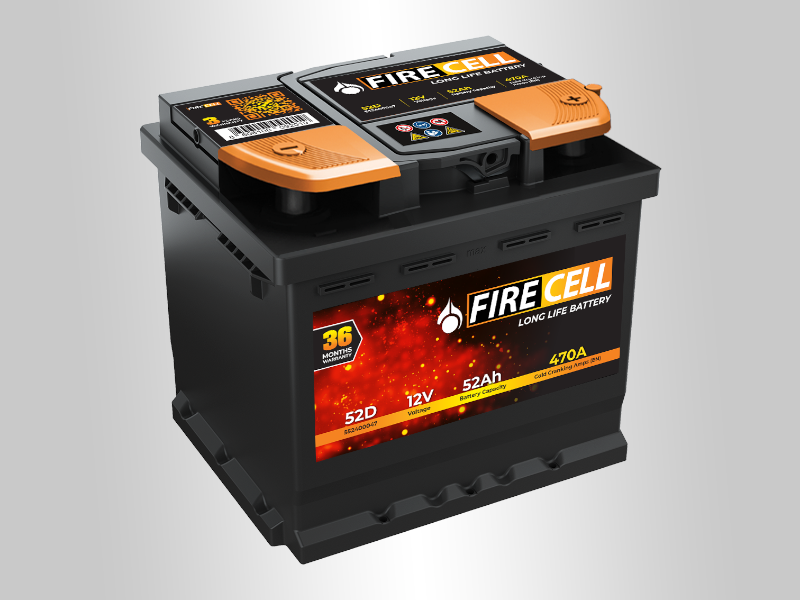 0002762_12v052d-rs2-firecell Akumulator Firecell 12V 52Ah 470A - Image 1