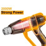 Fen za vreli vazduh Ingco HG200047 2000W – Toplotni pištolj sa 3 nivoa temperature - Image 2