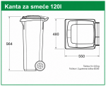 Kanta za smeće 120L Premium - Image 4