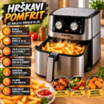 Airfryer 6,5L – Friteza na vruć vazduh 1500W sa keramičkim premazom - Slika 2