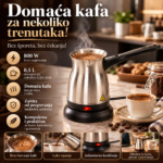 Električna džezva za kafu 800W – 0,5L | Brzo kuvanje domaće kafe