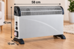 Konvektorska grejalica 2000W sa ventilatorom – brzo dogrevanje sobe - Slika 4