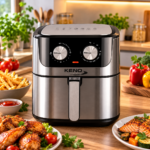 Airfryer 6,5L – Friteza na vruć vazduh 1500W sa keramičkim premazom - Slika 3