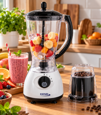 Multifunkcionalni kuhinjski blender od 300W sa posudom od 1,5L i dodatkom za mlevenje kafe