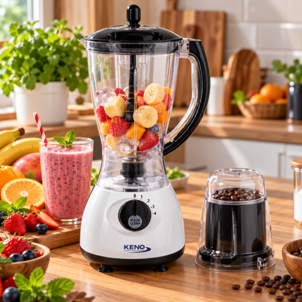 Multifunkcionalni kuhinjski blender od 300W sa posudom od 1,5L i dodatkom za mlevenje kafe
