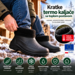 Zimske termo kaljače sa toplom postavom | Lagane, vodootporne, proizvedene u EU