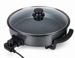 Električni granitni pekač 36 cm – 1500W sa regulatorom temperature i staklenim poklopcem - Slika 3