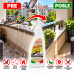 Specijalno sredstvo za rasterivanje golubova i ptica 750 ml – Zaštita terasa, balkona i prozora